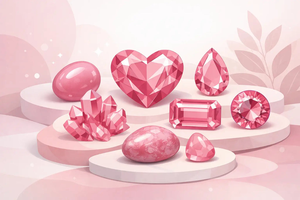 Natural Pink Gemstones Names and Pictures