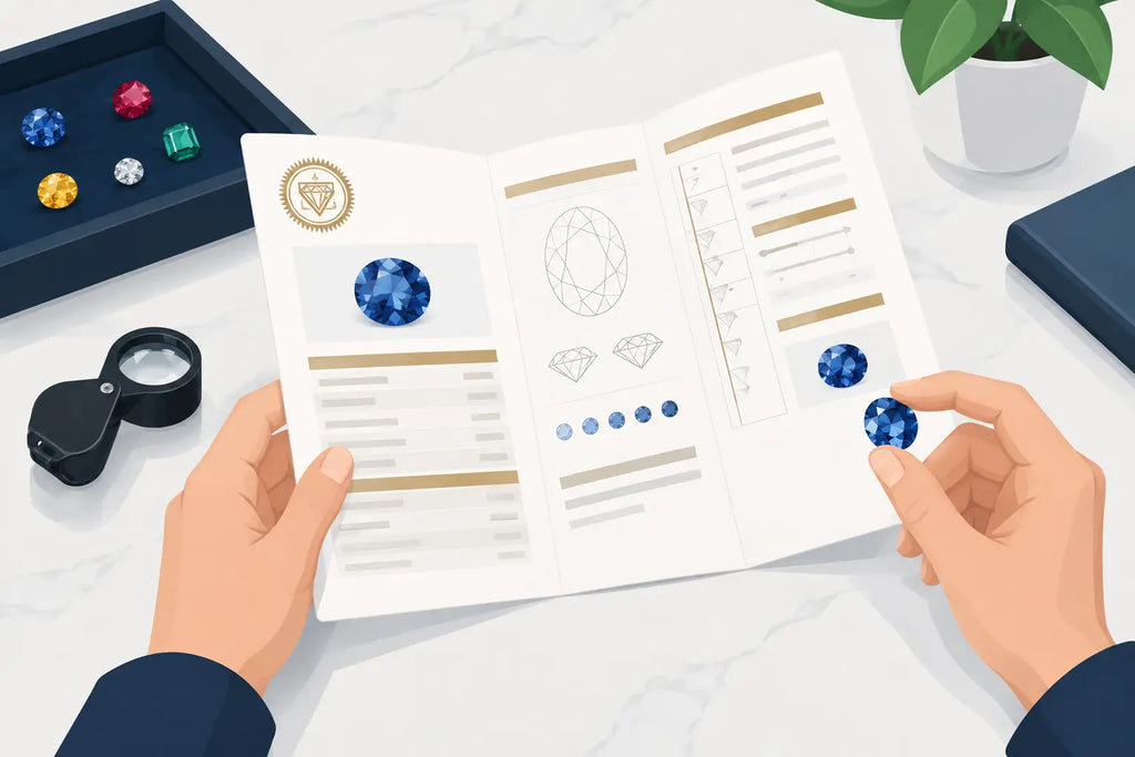How to Read a GIA Gemstone Report Before You Buy