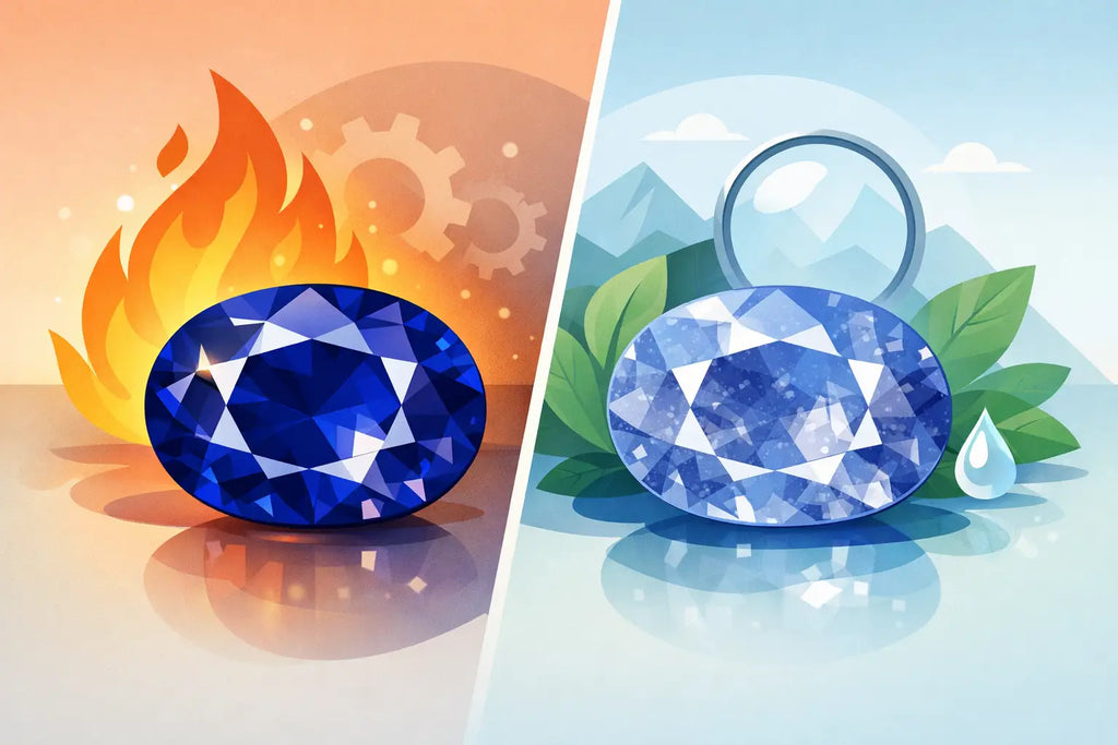 Heated vs Unheated Sapphire Difference Explained