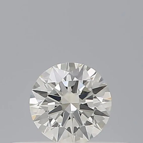 0.18ct Round Natural Diamond (Colour J, Clarity VS2, Cut EX, GIA Certified)