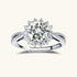 Stellar Halo Moissanite Ring