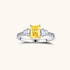 Sunset Sovereign Moissanite Ring