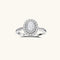 Double Halo Promise Moissanite Ring