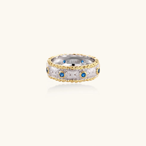 Azure Dreams Band Ring