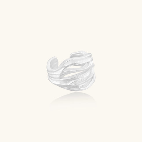 Ridge Wave Ring