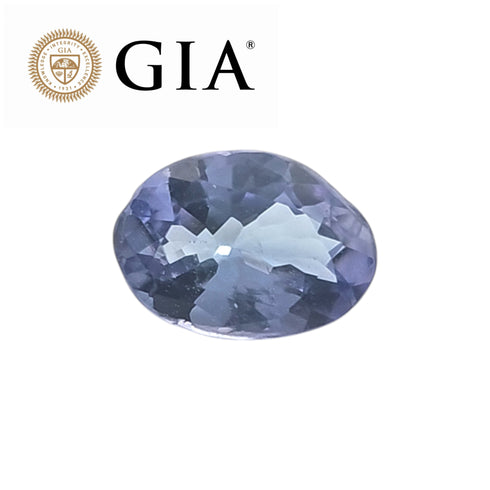 GIA Certified 0.64Cts Natural Tanzanite