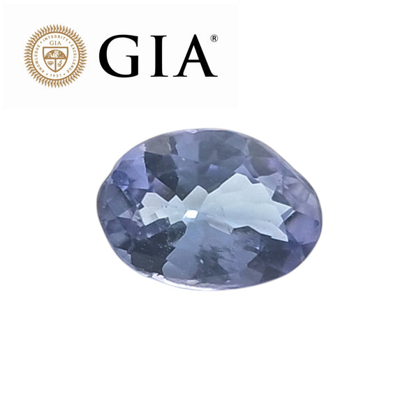 GIA Certified 0.64Cts Natural Tanzanite