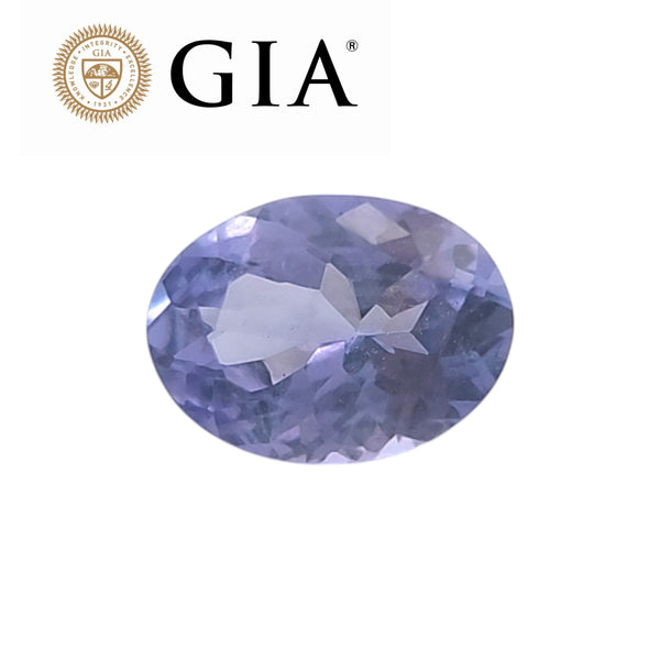 GIA Certified 0.91Cts Natural Tanzanite