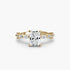 Solitaire with Eternity Pavé