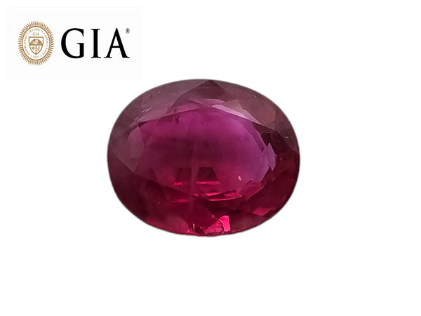 GIA Certified 0.94cts Natural Burma Ruby (Heated)