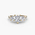 Three-Stone with Pavé Band