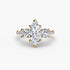 Three-Stone with Pavé Band