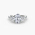 Three-Stone with Pavé Band