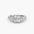 Three-Stone with Pavé Band