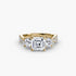 Three-Stone with Pavé Band 2