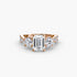 Three-Stone with Pavé Band 2
