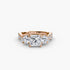 Three-Stone with Pavé Band 2