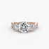 Three-Stone with Pavé Band 2