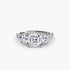 Three-Stone with Pavé Band 3