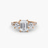 Three-Stone with Pavé Band 3