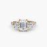 Three-Stone with Pavé Band 3