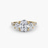 Three-Stone with Pavé Band 3