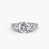 Three-Stone with Pavé Band 3
