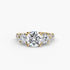 Three-Stone with Pavé Band 3