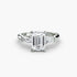 Three-Stone Ring (Baguette Side Stones)