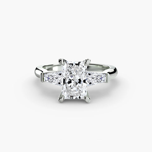Three-Stone Ring (Baguette Side Stones) 2