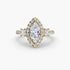 Three-Stone Ring with Halo 2