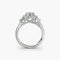 Three-Stone Ring with Halo 2