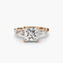 The Floral Accent Solitaire