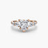 Five Stone Ring with Pavé Band