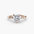 Solitaire with Shoulder Accents