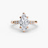 Solitaire with Shoulder Accents