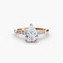 Solitaire with Shoulder Accents