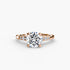 Solitaire with Shoulder Accents