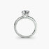 Solitaire with Shoulder Accents
