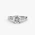 Solitaire with Shoulder Accents 2