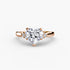 Solitaire with Cluster Shoulders 2