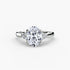 Solitaire with Cluster Shoulders 2