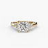 Solitaire with Cluster Shoulders 2