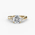 Solitaire with Cluster Shoulders 2