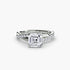 The Emerald Twist Pavé Ring
