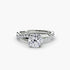 The Emerald Twist Pavé Ring