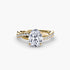 The Emerald Twist Pavé Ring
