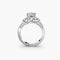 Three Stone with Pavé Shoulders