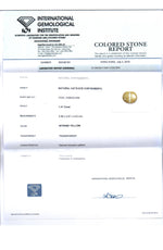 IGI Certified 1.41 Cts Natural Ceylon Chrysoberyl Cat's Eye