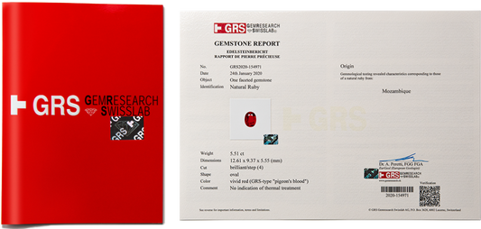 获取带有原产地报告的 GRS 证书（如果有）